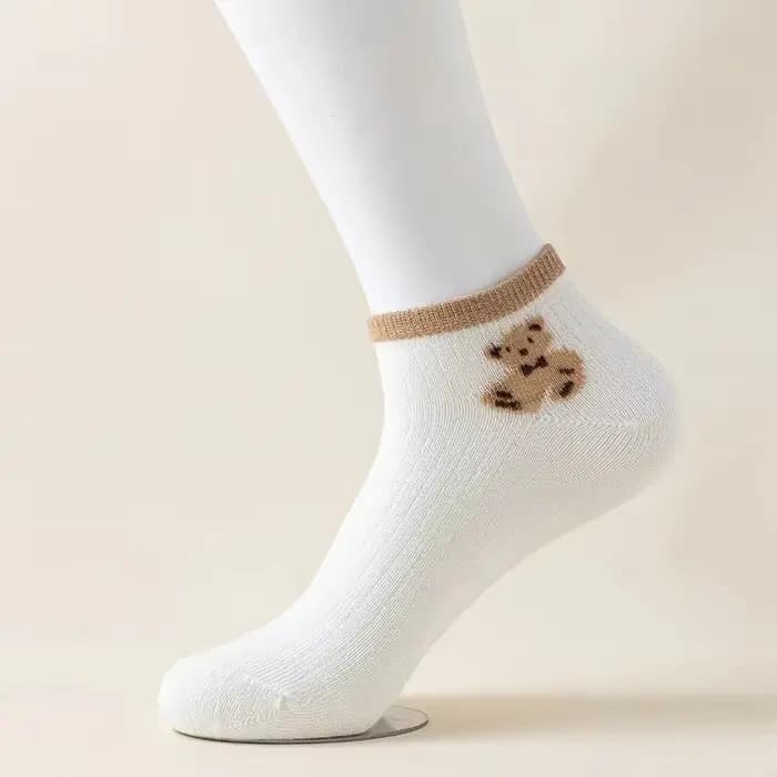 5 paires de chaussettes courtes pour femmes