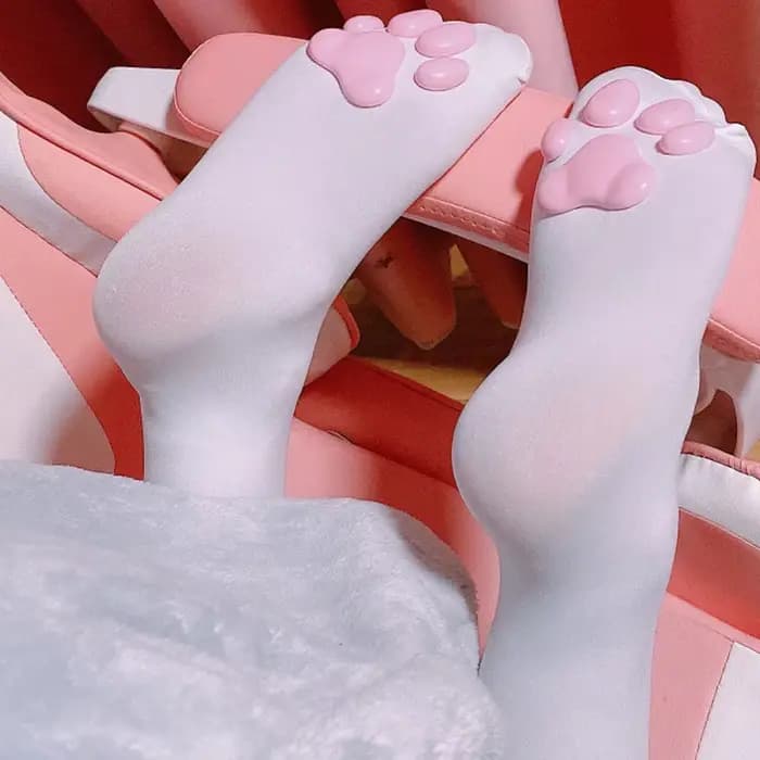 Chaussettes patte de chat Kawaii 3D