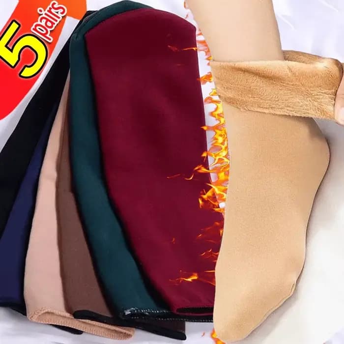 Smile Optics-Chaussettes de sol épaisses en velours pour femmes