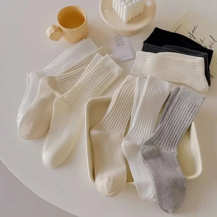 Chaussettes en coton Harajuku pour femmes