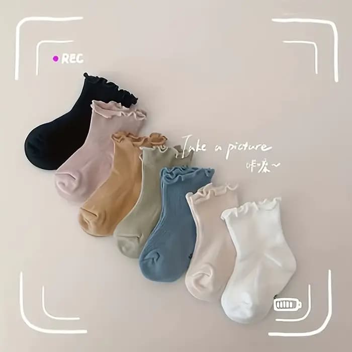 Chaussettes pour bébé, 7 paires