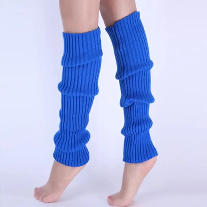 Jambières classiques en tricot côtelé