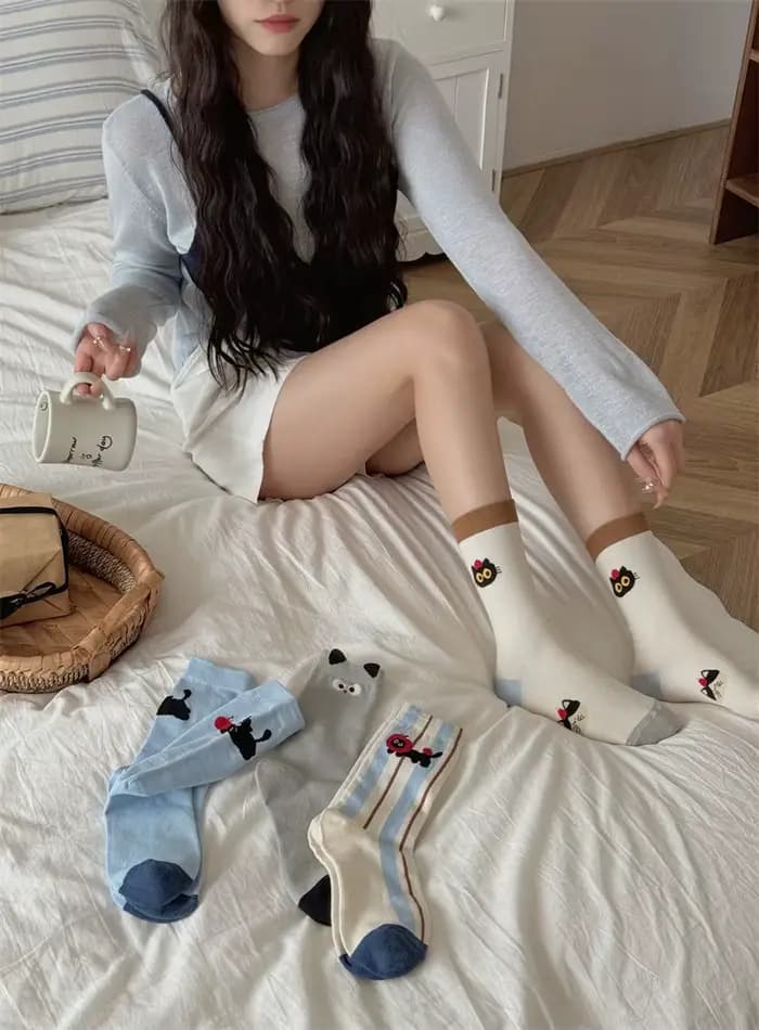 Chaussettes mignonnes pour femmes
