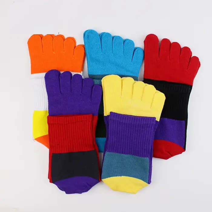 Chaussettes de sport à 5 doigts pour homme