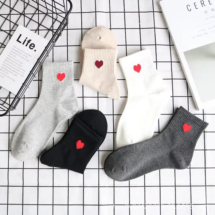 Chaussettes en coton pour femmes