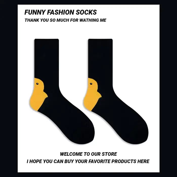 Chaussettes de dessin animé pour femmes