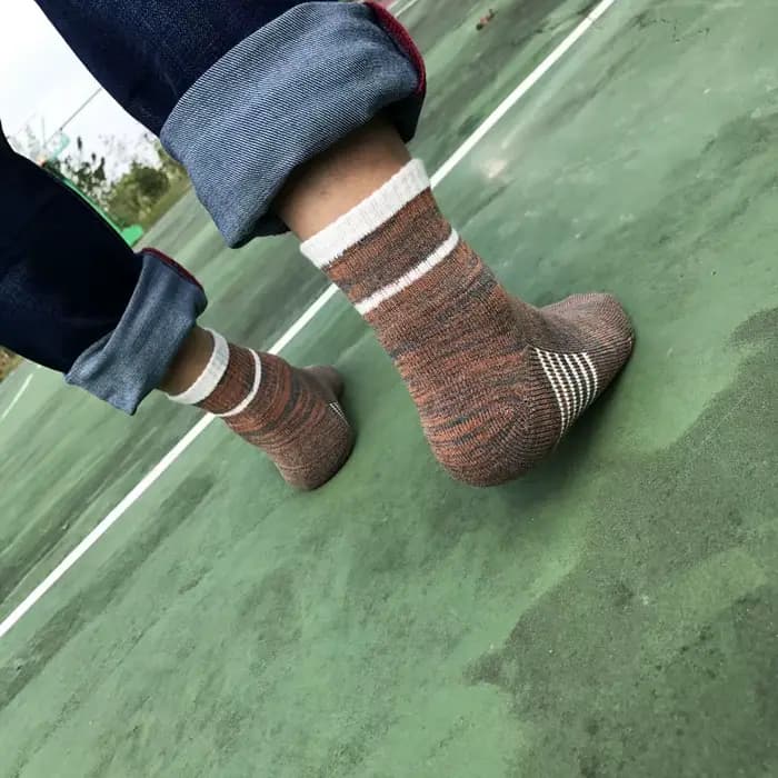 Chaussettes de compression en laine mérinos pour hommes