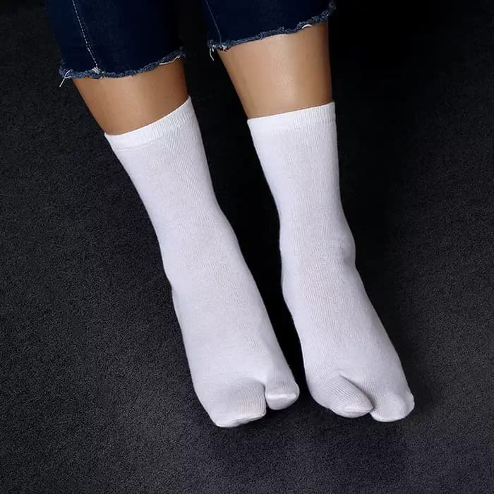 Tabi Ninja Flop Sandal Unisexe Japonais Kimono Deux Toe Chaussettes Flip