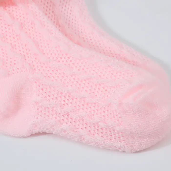 Chaussettes longues évidées pour nouveau-né