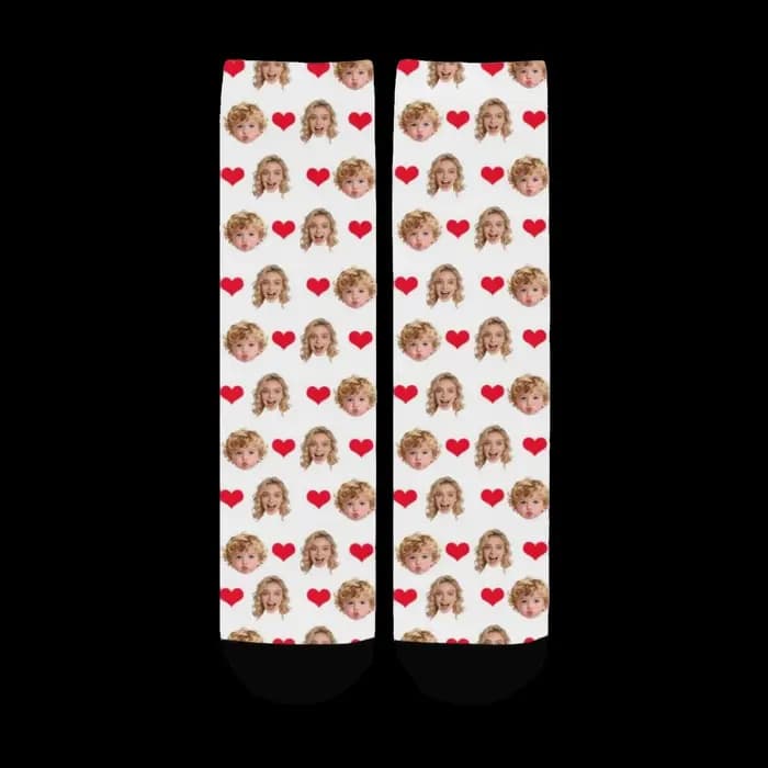 Chaussettes personnalisées avec photo