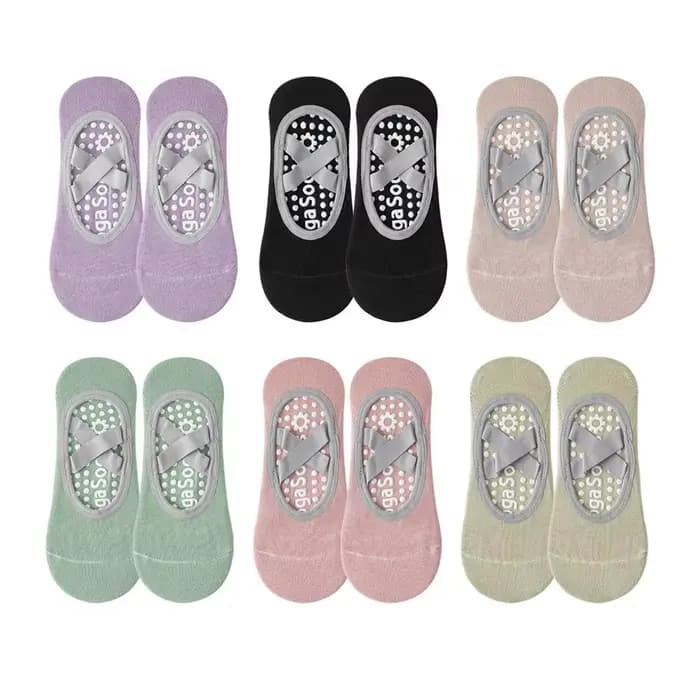 Chaussettes de yoga antidérapantes pour femmes