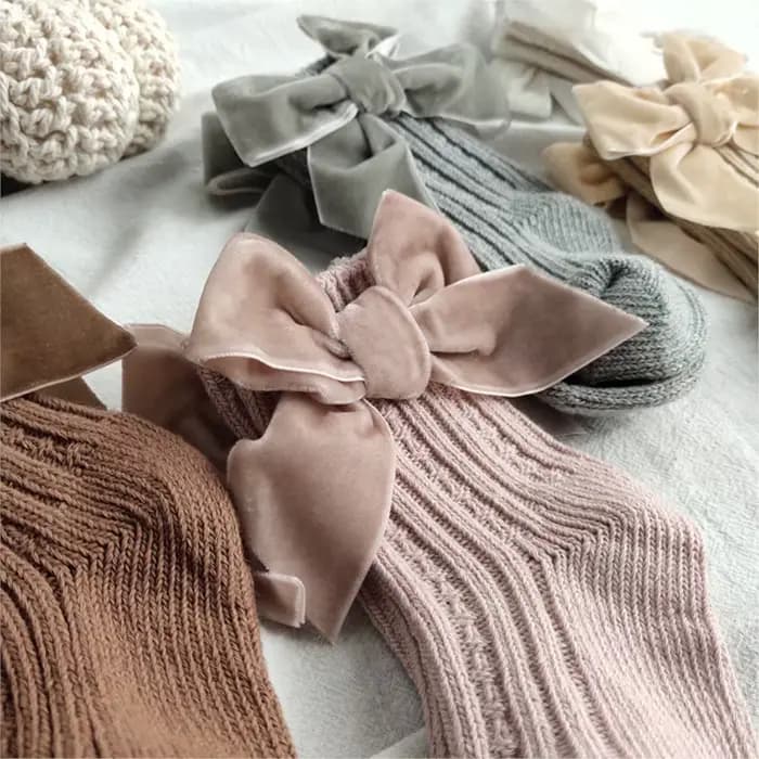 Chaussettes rouges de noël pour bébé