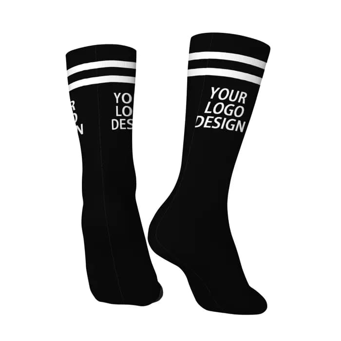 Chaussettes personnalisées avec logo avatar pour hommes et femmes
