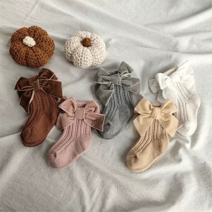Chaussettes rouges de noël pour bébé