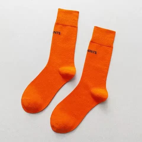 Chaussettes côtelées colorées pour femmes