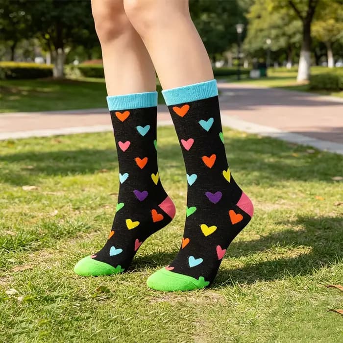Chaussettes pour femmes style Ins