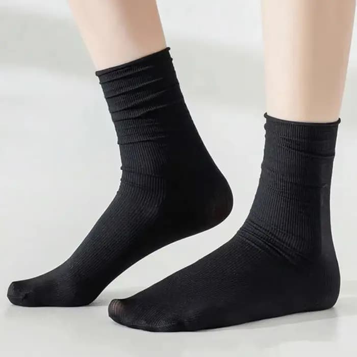 10 paires de chaussettes mi-longues pour femmes
