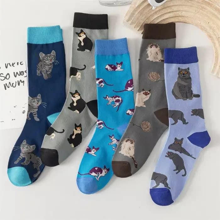 5 paires de chaussettes mi-tube pour femmes