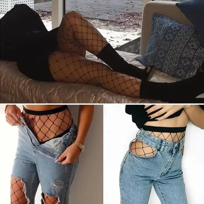Collants en maille Sexy femmes résille bas
