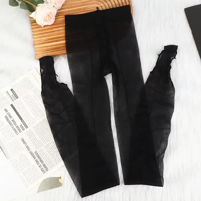 Collants sans pieds pour femmes avec boucle à l'orteil