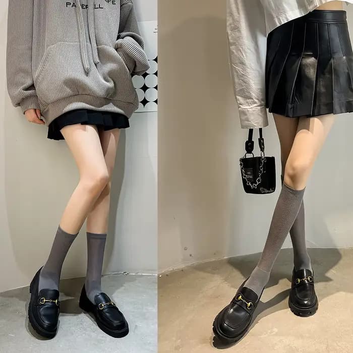 Chaussettes mi-tube pour femmes