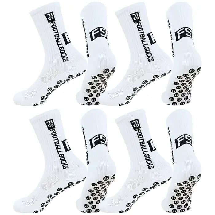 1/4/8/12 paires de chaussettes antidérapantes à fond éponge pour hommes et femmes, chaussettes de sport, chaussettes de tennis