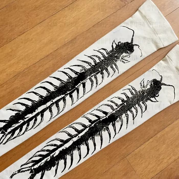 Chaussettes pour femmes Y2K à motifs