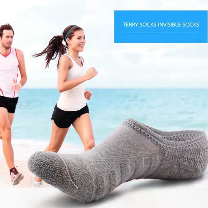 5 paires/lot hommes mode serviette bas bateau chaussettes coton Sport sueur respire Silicone anti-dérapant Invisible