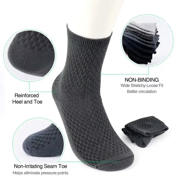 Chaussettes en Fiber de bambou pour hommes et femmes