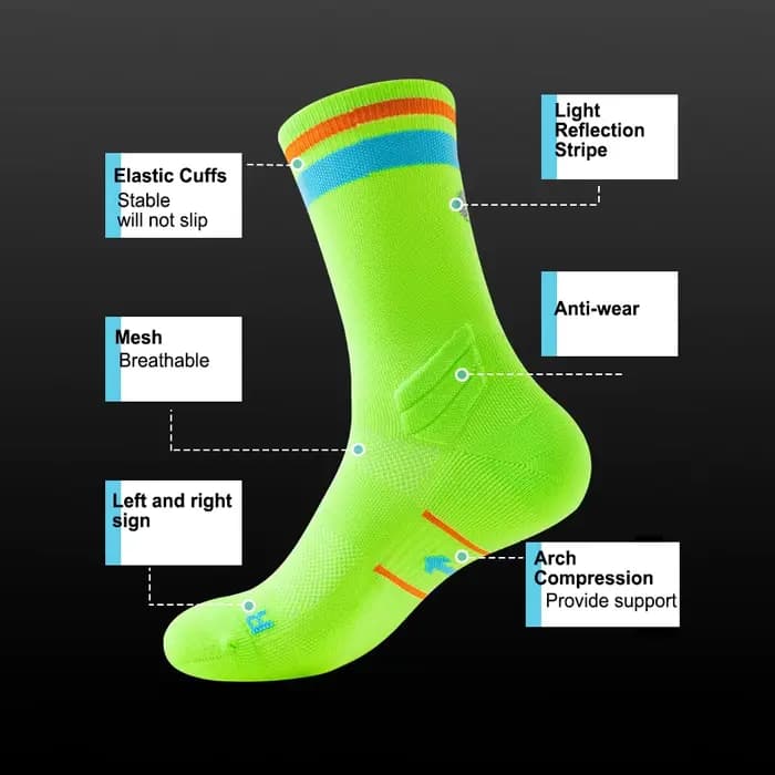 Chaussettes de Compression pour course à pied