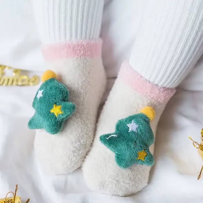 Chaussettes de noël pour filles garçons nouveau-né bébé garçon fille