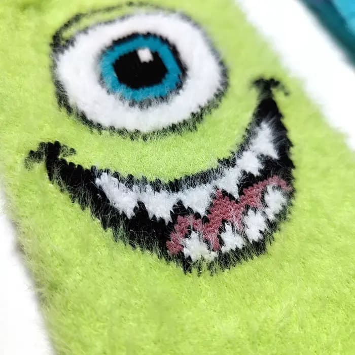 Chaussettes Disney amusantes en velours et fourrure de vison pour femmes