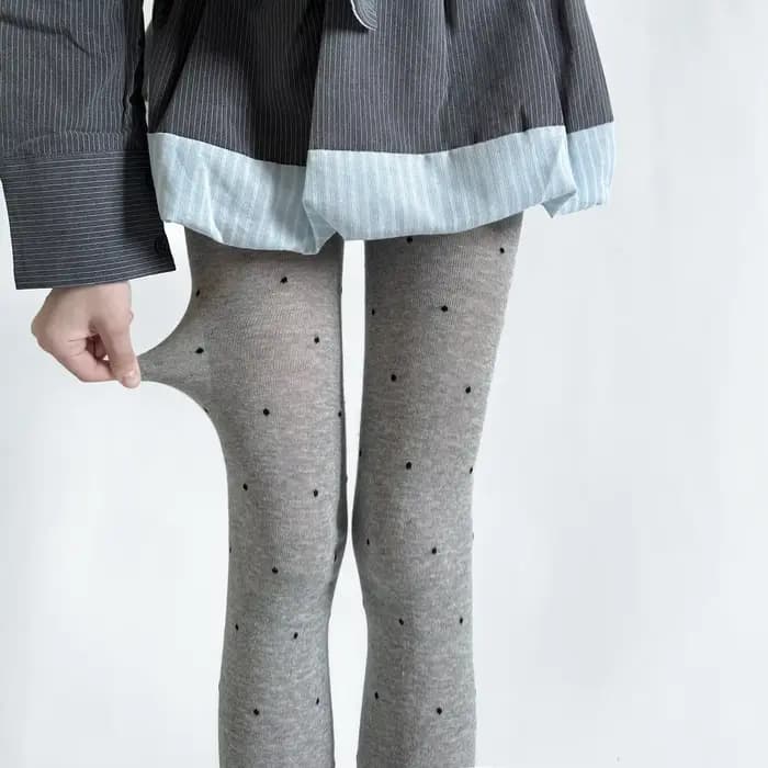 Collants à pois pour femmes