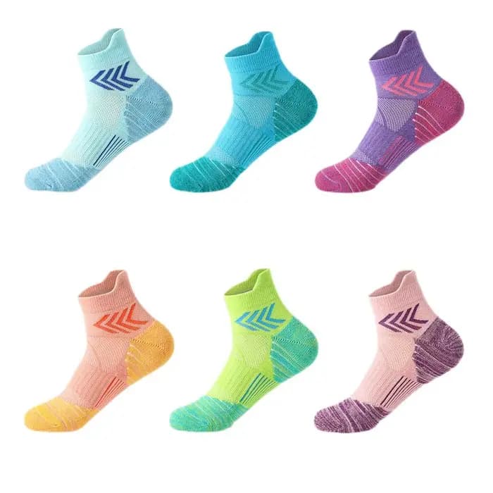 5 paires de chaussettes de basket-ball professionnelles pour femmes