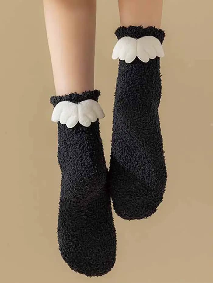 Chaussettes épaisses en coton doux pour femmes