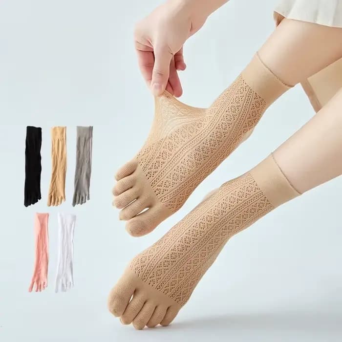 Chaussettes à bout Floral pour femmes