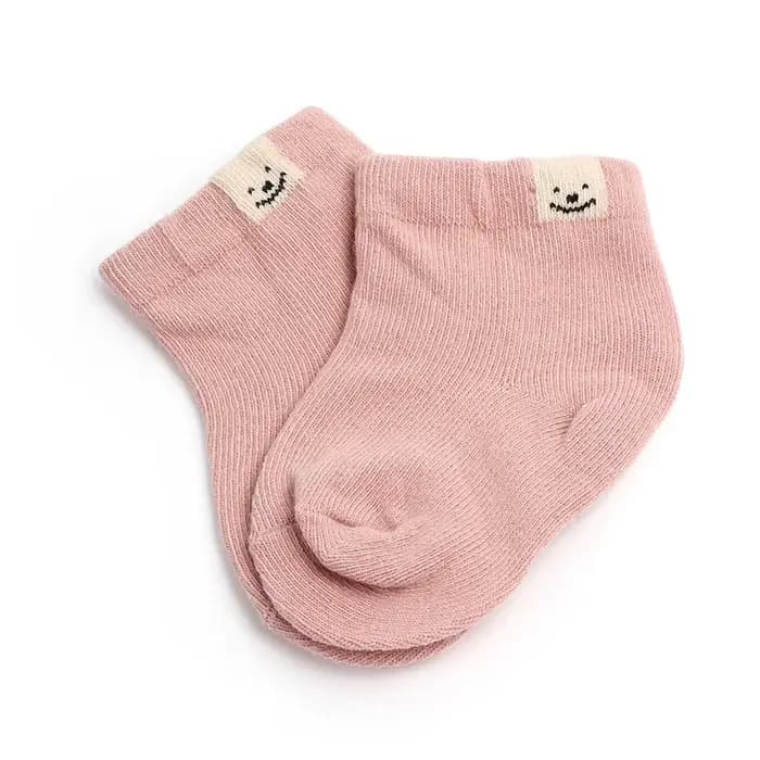 Chaussettes tricotées en coton doux pour bébé