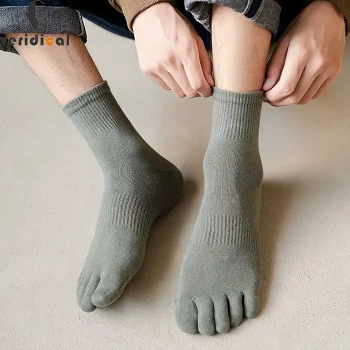Sokken – chaussettes à cinq doigts en coton biologique pour hommes et garçons