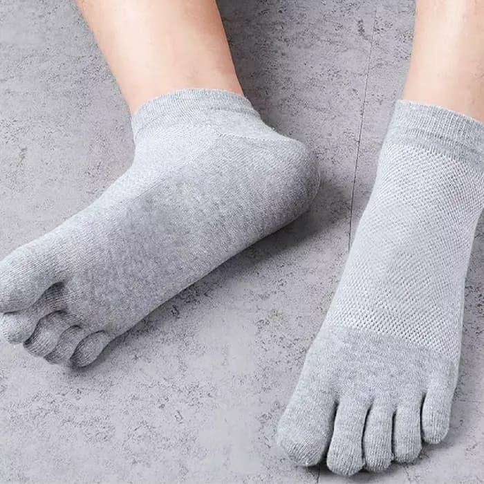 Chaussettes en coton à cinq doigts pour hommes