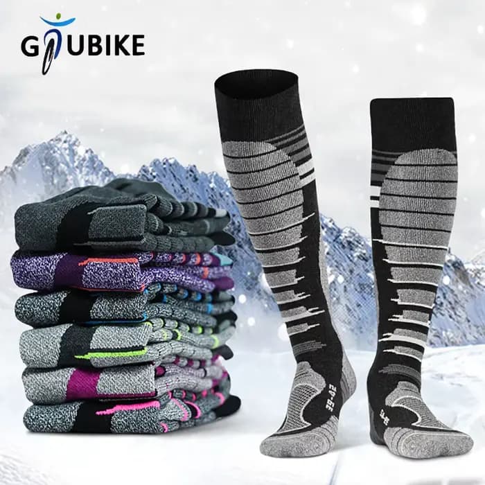 GTUBIKE chaussettes de Ski en laine mérinos