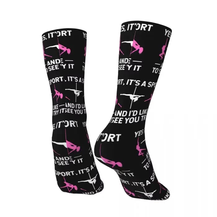 Pole Dance Yes Its A dehors and I Like to See You Chaussettes pour hommes