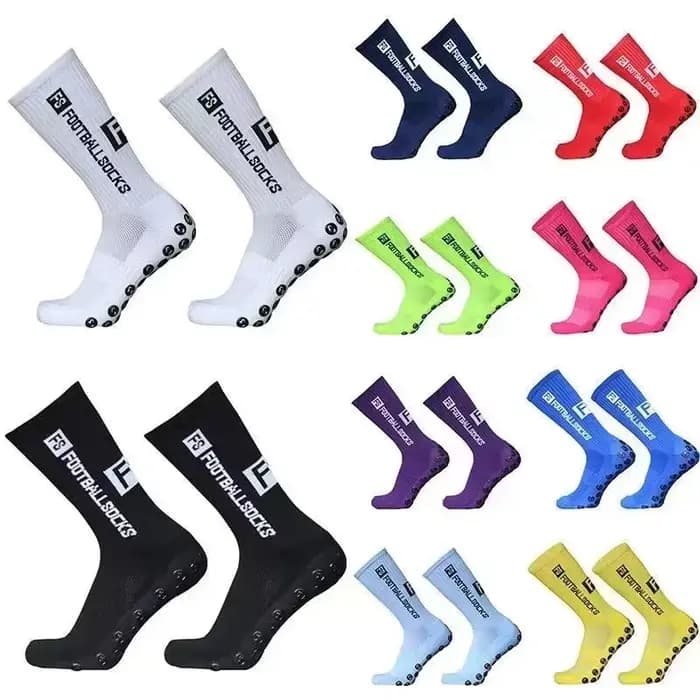 FS chaussettes de Football nouveau Style rond Silicone ventouse poignée anti-dérapant
