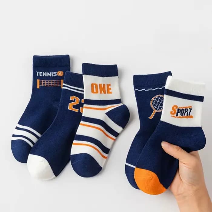 LDino 5 paires de chaussettes pour garçons