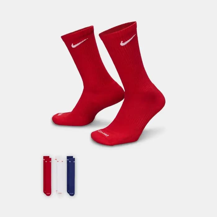 Chaussettes décontractées Nike U NKEVERYDAYPLUSCUSHCREW pour hommes et femmes SX6888-996
