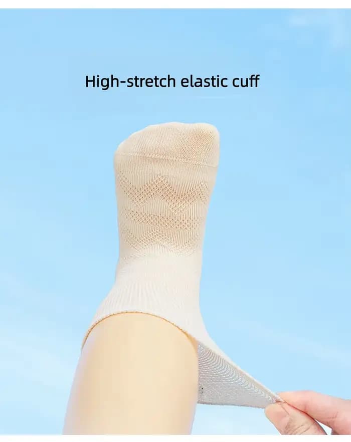 Chaussettes en coton respirant pour enfants de 0 à 8 ans
