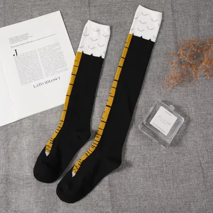 Chaussettes de sport amusantes à griffes de poulet pour femmes