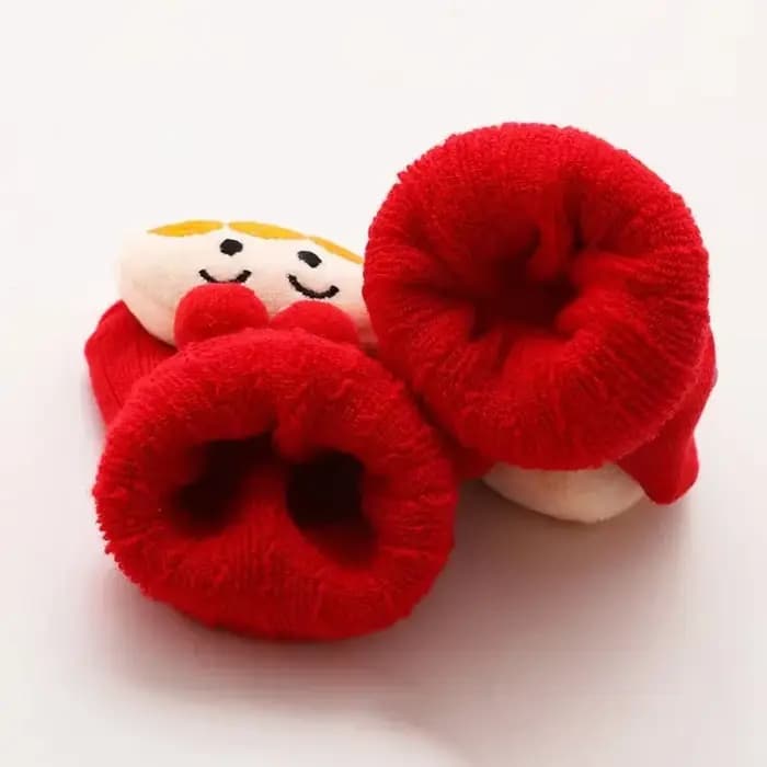 Chaussettes de noël pour bébé fille