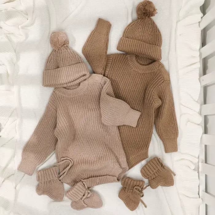 Bottines tricotées pour bébé