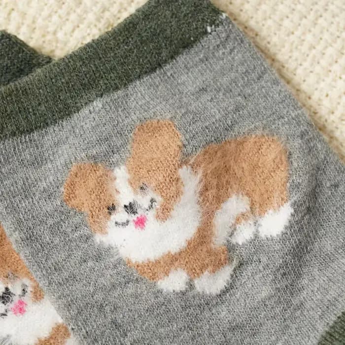 Chaussettes mi-mollet 100% coton pour femmes