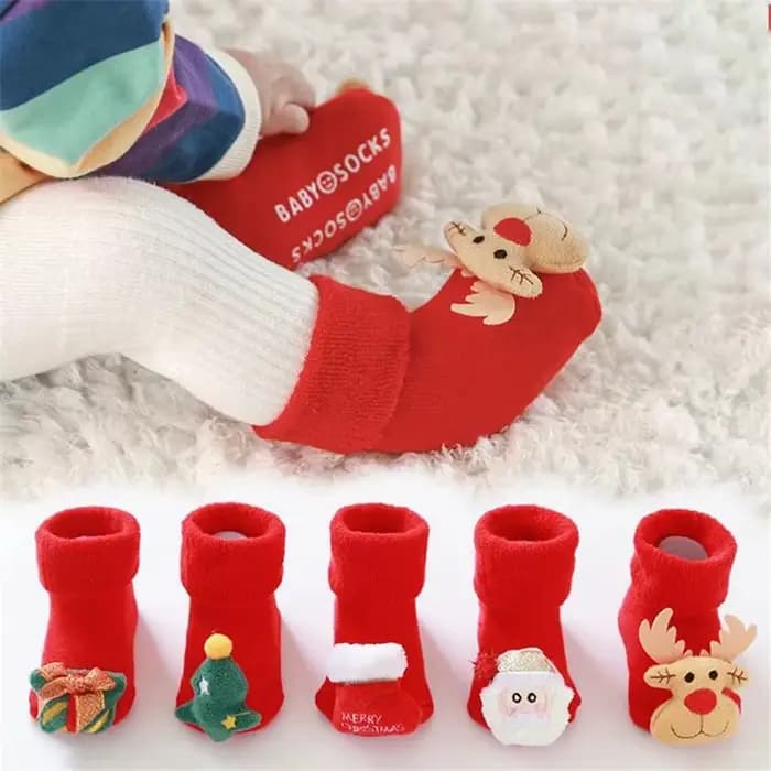 Chaussettes en coton épais pour enfants